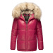 Dámská teplá zimní bunda s kožíškem Tikunaa Premium Navahoo - FUCHSIA