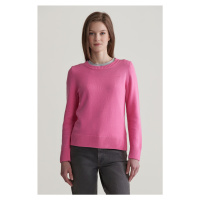 SVETR GANT CLASSIC COTTON C-NECK CANDY PINK