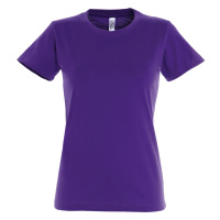 SOĽS Imperial Dámské triko s krátkým rukávem SL11502 Dark purple