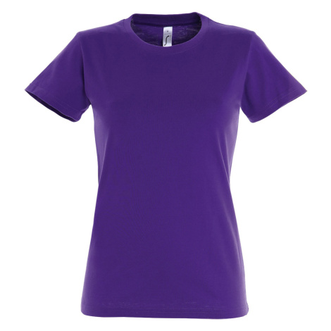 SOĽS Imperial Dámské triko s krátkým rukávem SL11502 Dark purple SOL'S