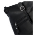 Praktická dámská koženková crossbody taška Fillipi,  černá