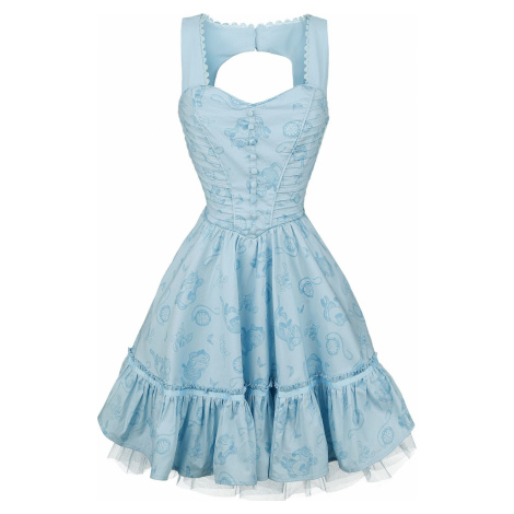 Alice in Wonderland Hinter den Spiegeln - Alice Classic Šaty modrá