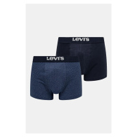 Boxerky Levi's 2-pack pánské, tmavomodrá barva, 37149-1024