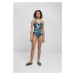 Ladies High Leg Pattern Swimsuit