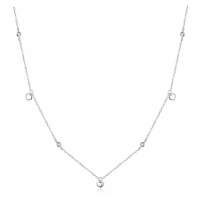OLIVIE Stříbrný srdíčkový náhrdelník 4453