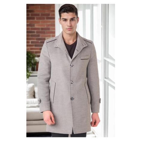 PLT8391 DEWBERRY MEN'S COAT-GREY-2