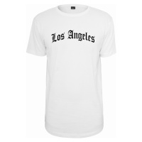 Pánské tričko krátký rukáv // Mister Tee / Los Angeles Wording Tee white