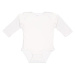 Rabbit Skins Kojenecké body s dlouhým rukávem 4411EU White