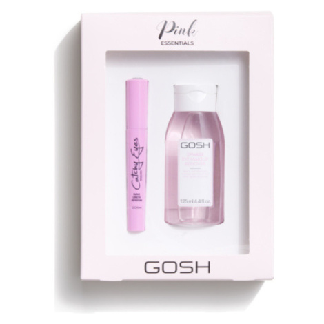 GOSH COPENHAGEN Pink Essentials Gift Box set řasenky a dvoufázového odličovače