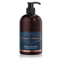 Gillette King C. Beard & Face Wash šampon na vousy 350 ml