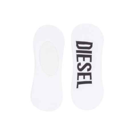 Ponožky diesel skm-hidepat-twopack socks 2pac bílá
