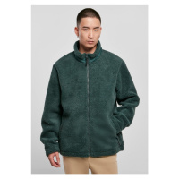 Basic Sherpa Jacket - bottlegreen