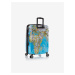 Modrý vzorovaný cestovní kufr Heys Journey 3G M
