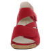 Sandály s nastavitelným suchým zipem Waldläufer Červená