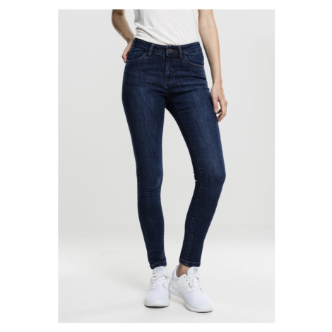 Ladies Skinny Denim Pants - darkblue