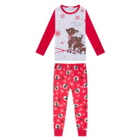 Dívčí pyžamo - KUGO MP1307, červená Barva: Červená