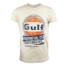 GULF|Gulf Tričko Oil Racing Béžové||M