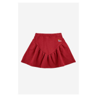 Dětská bavlněná sukně Bobo Choses červená barva, mini