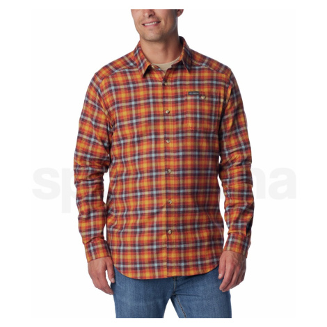 Columbia Cornell Woods™ Flannel Long Sleeve Shirt 1617951849 - warp red tartan omb