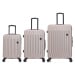 Semiline Unisex's 3-in-1 ABS Suitcases Set T5858-0