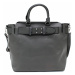 Tmavě šedý dámský elegantní kabelkový set 2v1 Berthe Tapple