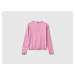 Benetton, Crew Neck Sweater In Pure Cotton