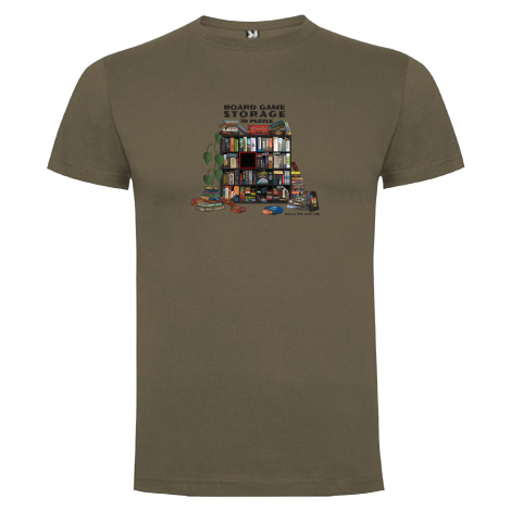 TLAMA games T-shirt "Storage 3D Puzzle" Barva: Ořechová hnědá, Velikost: XL
