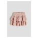 H & M - Mušelínová volánová sukně - růžová