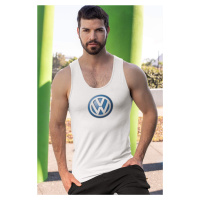 MMO Pánské tílko s logem auta Volkswagen Barva: Bíla
