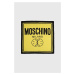 Hedvábný kapesníček Moschino x Smiley žlutá barva