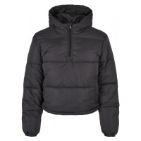 Ladies Puffer Pull Over Jacket - black