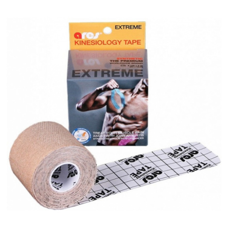 Ares KINESIO TAPE EXTREME 5 CM x 5 M Sportovní tejp, béžová, velikost