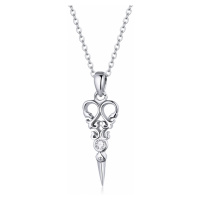 OLIVIE Stříbrný náhrdelník NŮŽKY 5011