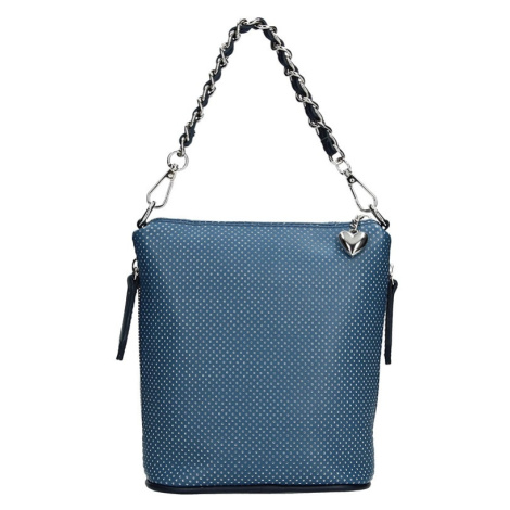 Dámská kožená kabelka Facebag Roberta - modrá