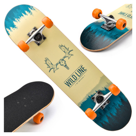 Skateboard Deska Klasická Kompletní Dřevěná