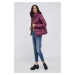 Péřová bunda Colmar dámská, fialová barva, zimní