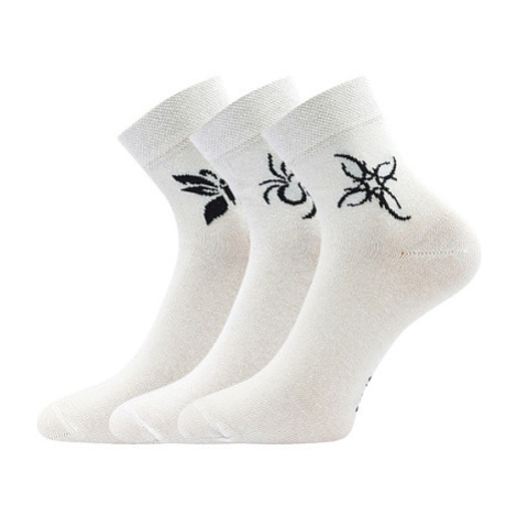 Boma Tatoo Dámské vzorované ponožky - 3 páry BM000000613800101000 bílá