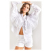 Bianco Lucci Women's Lace Shirt 4689