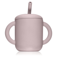 Mushie Training Cup with Straw hrnek s brčkem Soft-lilac 175 ml