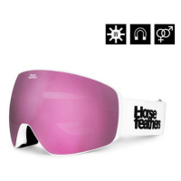 HORSEFEATHERS Snowboardové brýle Scout - white/mirror pink WHITE