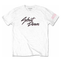 BlackPink tričko, Shut Down Sleeve Print White, pánské