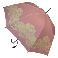 Blooming Brollies Dámský holový deštník Pink Vintage lace BCSVP