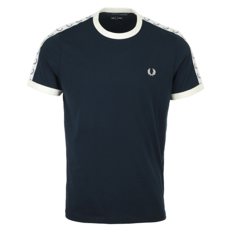 Fred Perry Taped Ringer Modrá