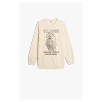 Koton Boys' Ecru Sweatshirt