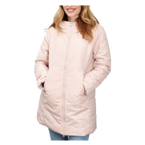 Geox W MYRIA LONG PARKA Růžová