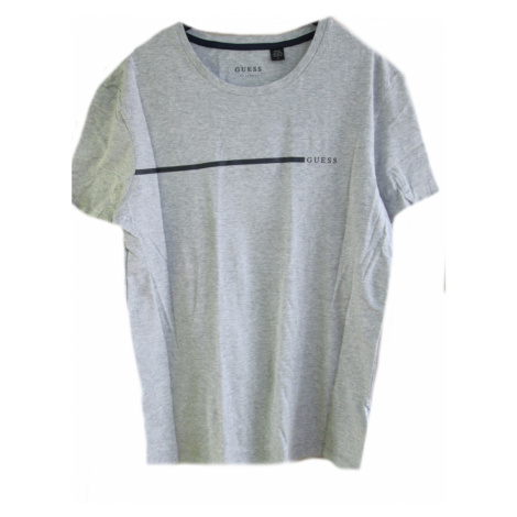 Pánské triko GUESS U92G10 šedé | bílá