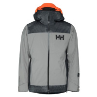 Helly Hansen POWDREAMER 2.0 Pánská lyžařská bunda, tmavě šedá, velikost