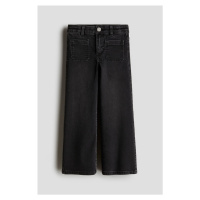 H & M - Superstretch Flared Leg Jeans - černá