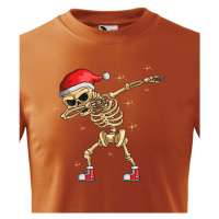 Dětské triko Kostlivec dab dance - vtipné vánoční triko