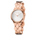 Calvin Klein designové dámské hodinky rose gold